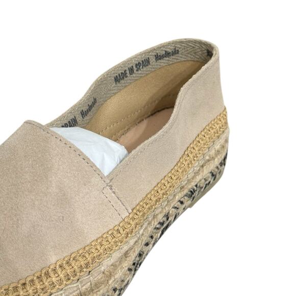 New! Free People Eden Double Stack Espadrilles - Size US 7.5 / EU 38 - Picture 10 of 12